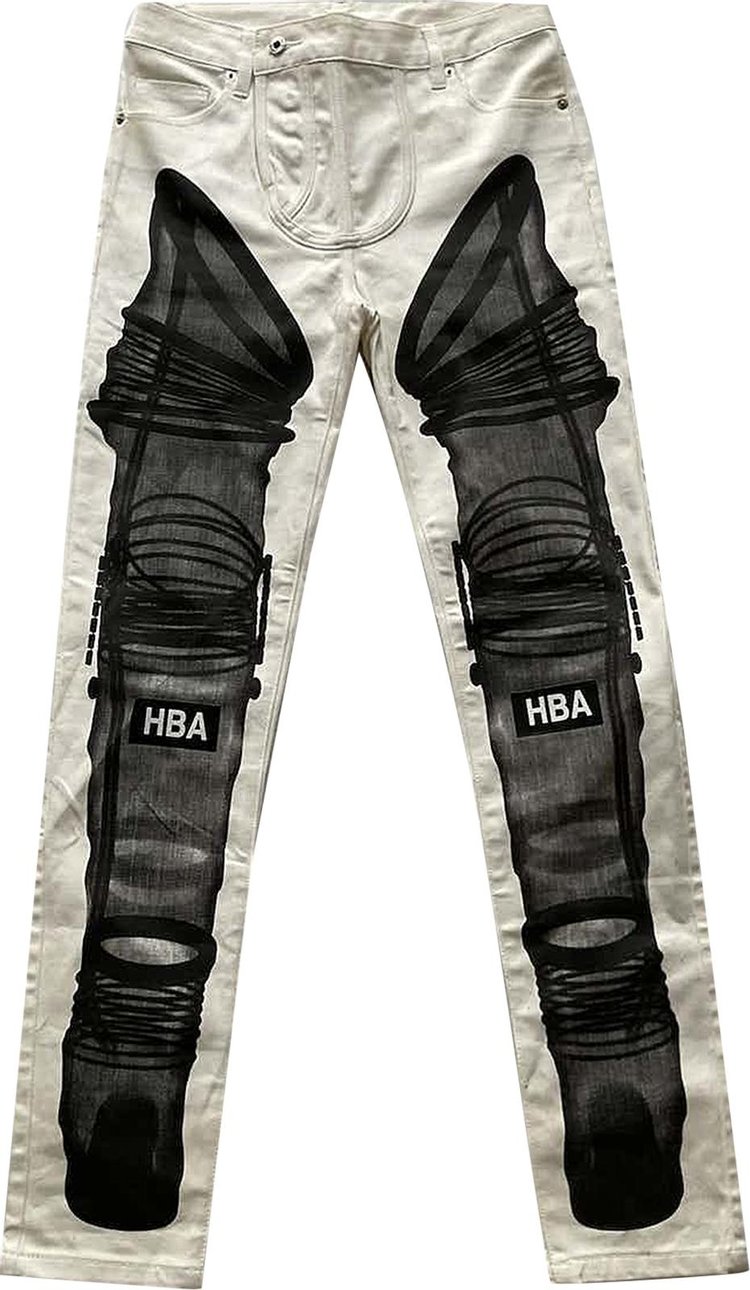 Hood By Air Astronaut Jeans 'White'