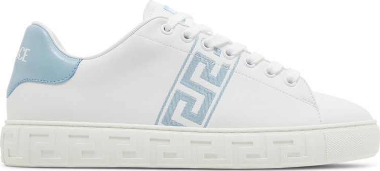 Versace Wmns Greca Sneaker White Light Blue