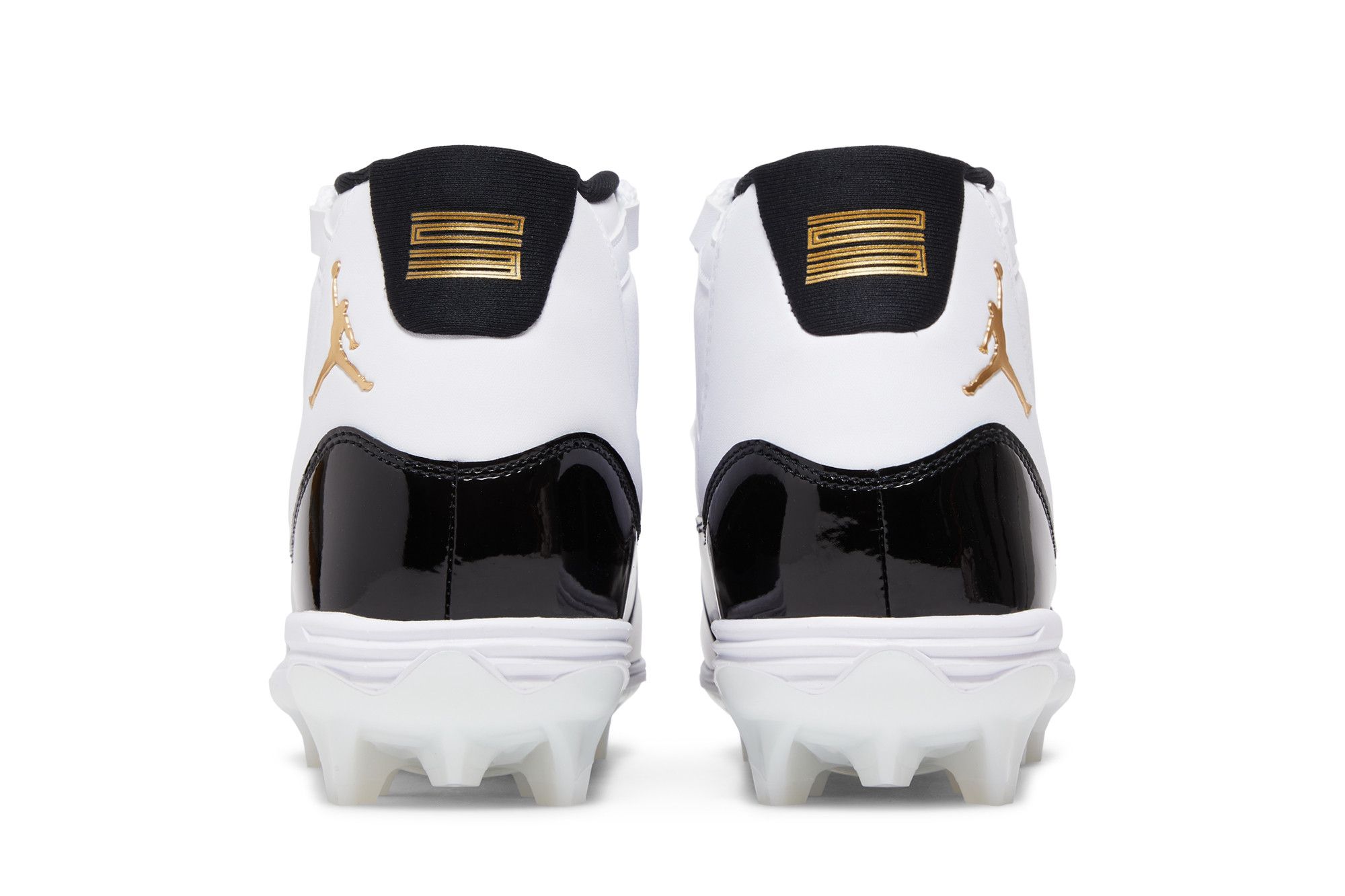 Gold jordan football cleats discount