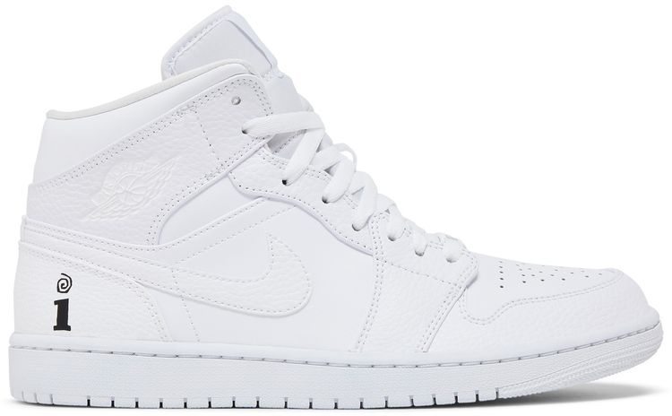 Interscope Records x Air Jordan 1 Mid Triple White
