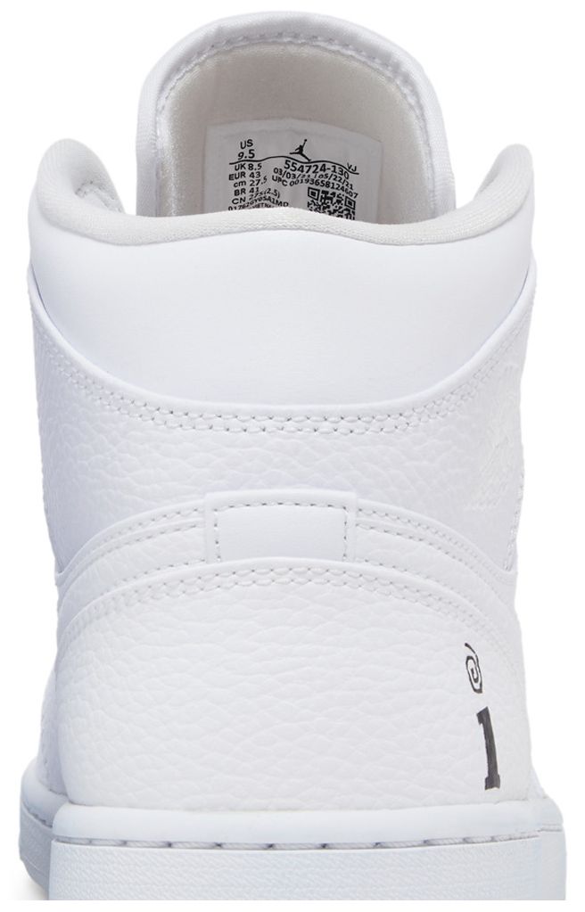 Interscope Records x Air Jordan 1 Mid Triple White