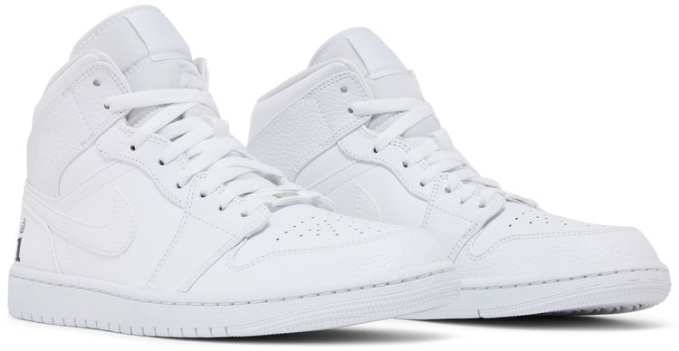 Interscope Records x Air Jordan 1 Mid Triple White