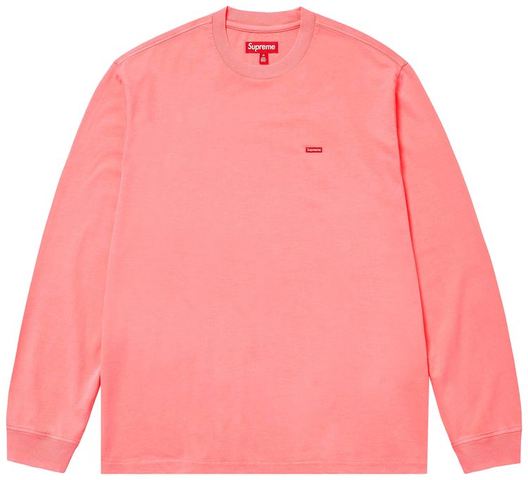 Supreme Small Box Long Sleeve Tee Bright Orange