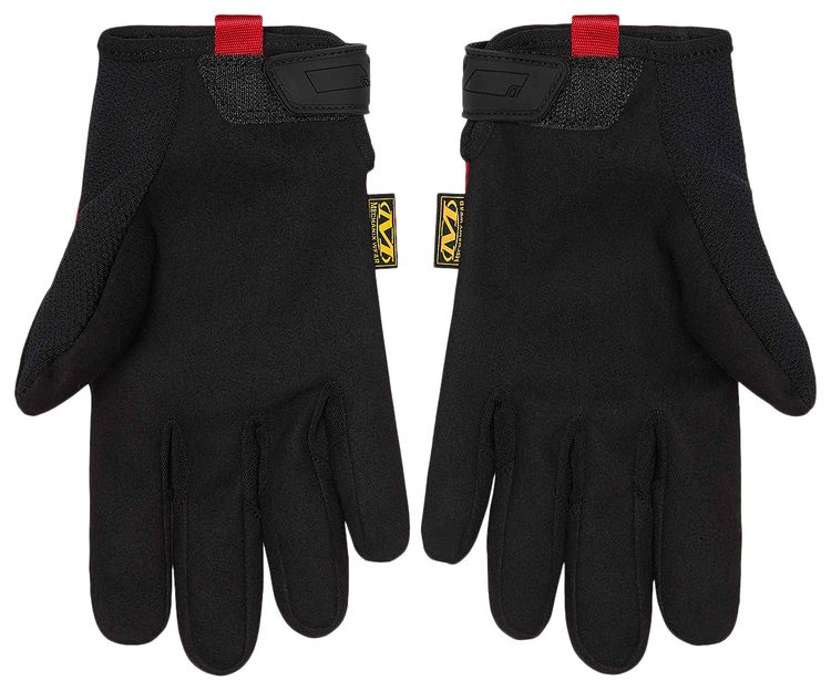 Supreme x Mechanix Leather Work Gloves Red