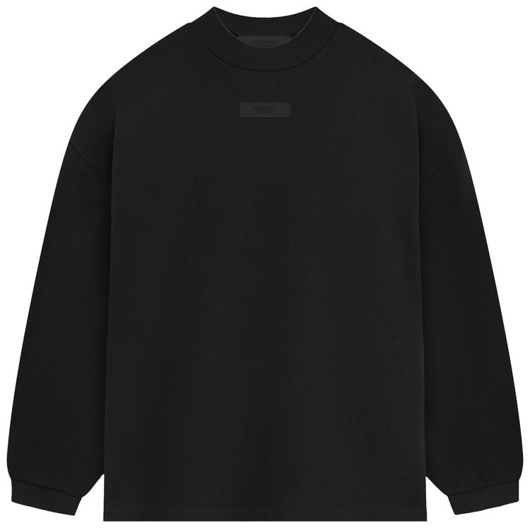 Fear of God Essentials Long Sleeve Shirt II Jet Black