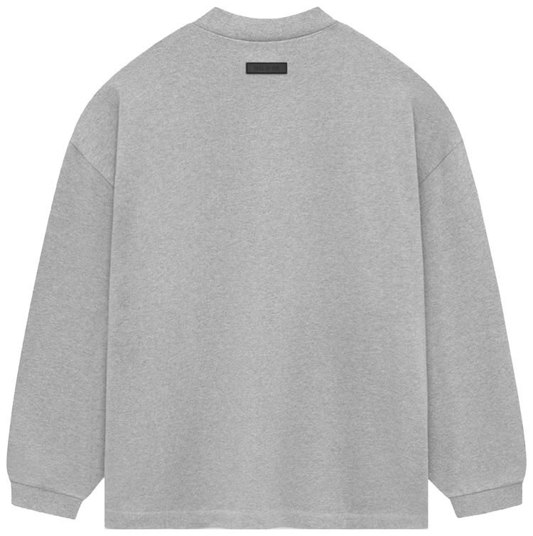 Fear of God Essentials Long Sleeve Shirt II Light Heather Grey