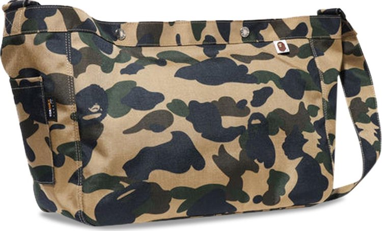 BAPE 1st Camo Cordura Shoulder Bag Yellow