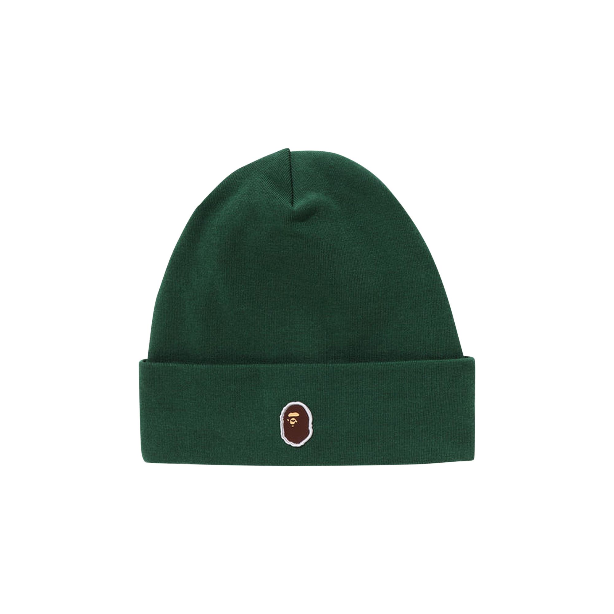 APE HEAD KNIT CAP 緑 SILICON APE HEAD KNIT CAP MENS – eu.bape.com
