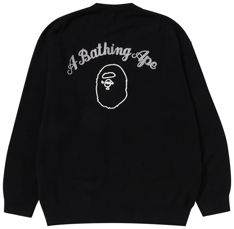 BAPE Knit Cardigan Black