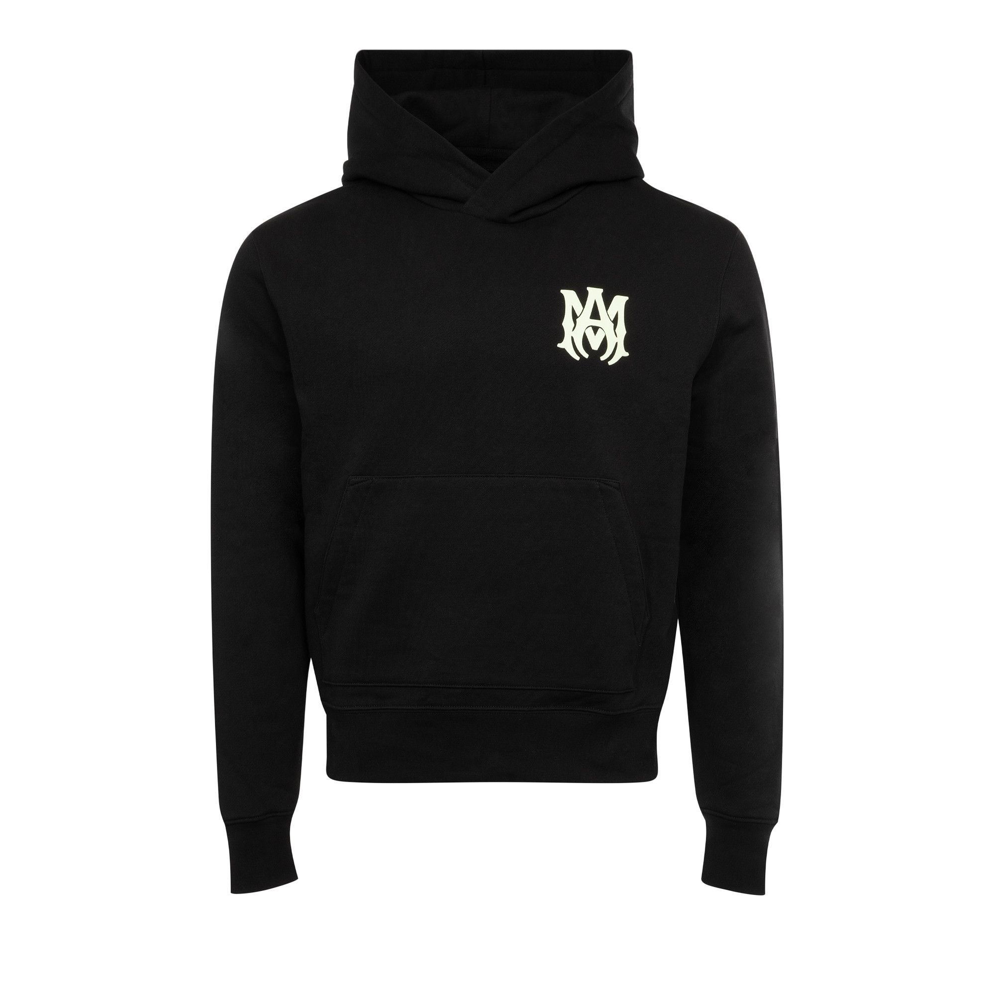Buy Amiri MA Logo Hoodie 'Black' - AMJYHD1007 BLAC | GOAT