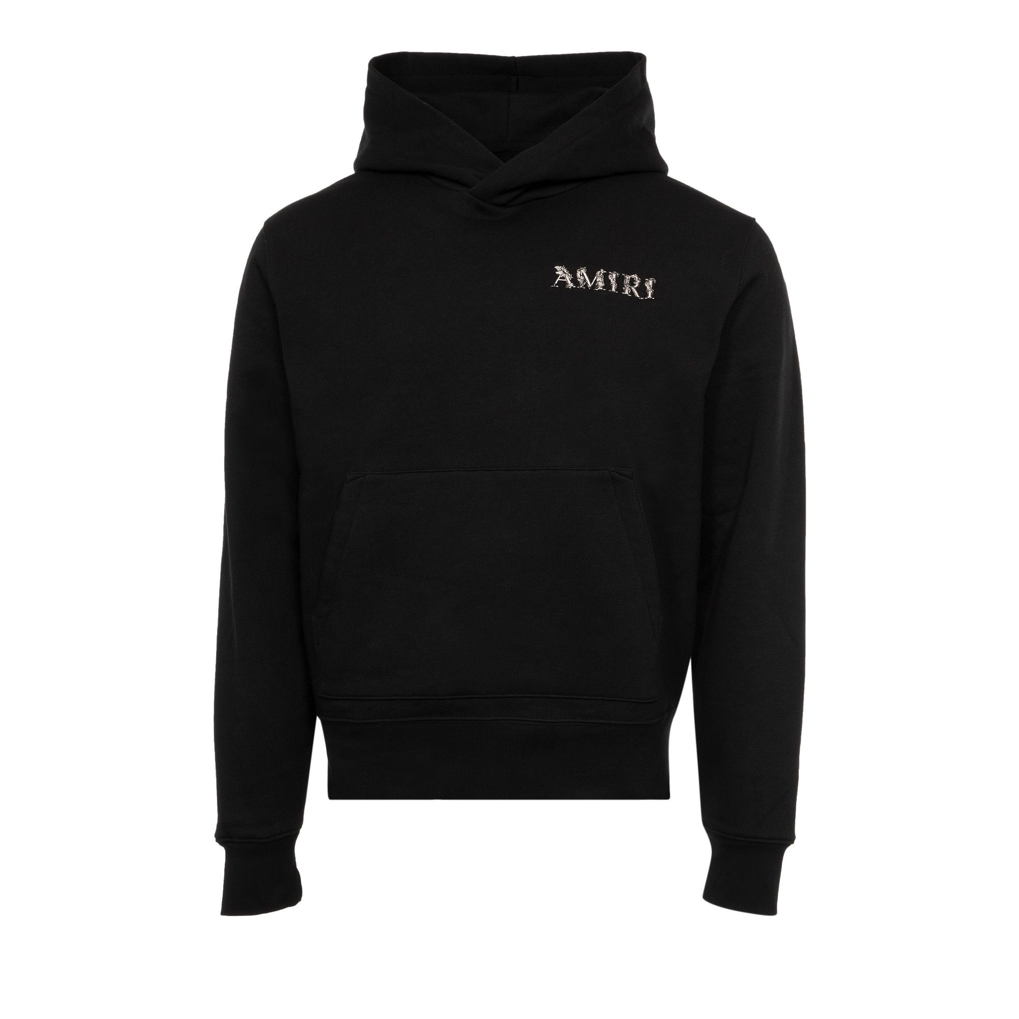 Buy Amiri MA Baroque Logo Hoodie 'Black' - AMJYHD1012 BLAC | GOAT