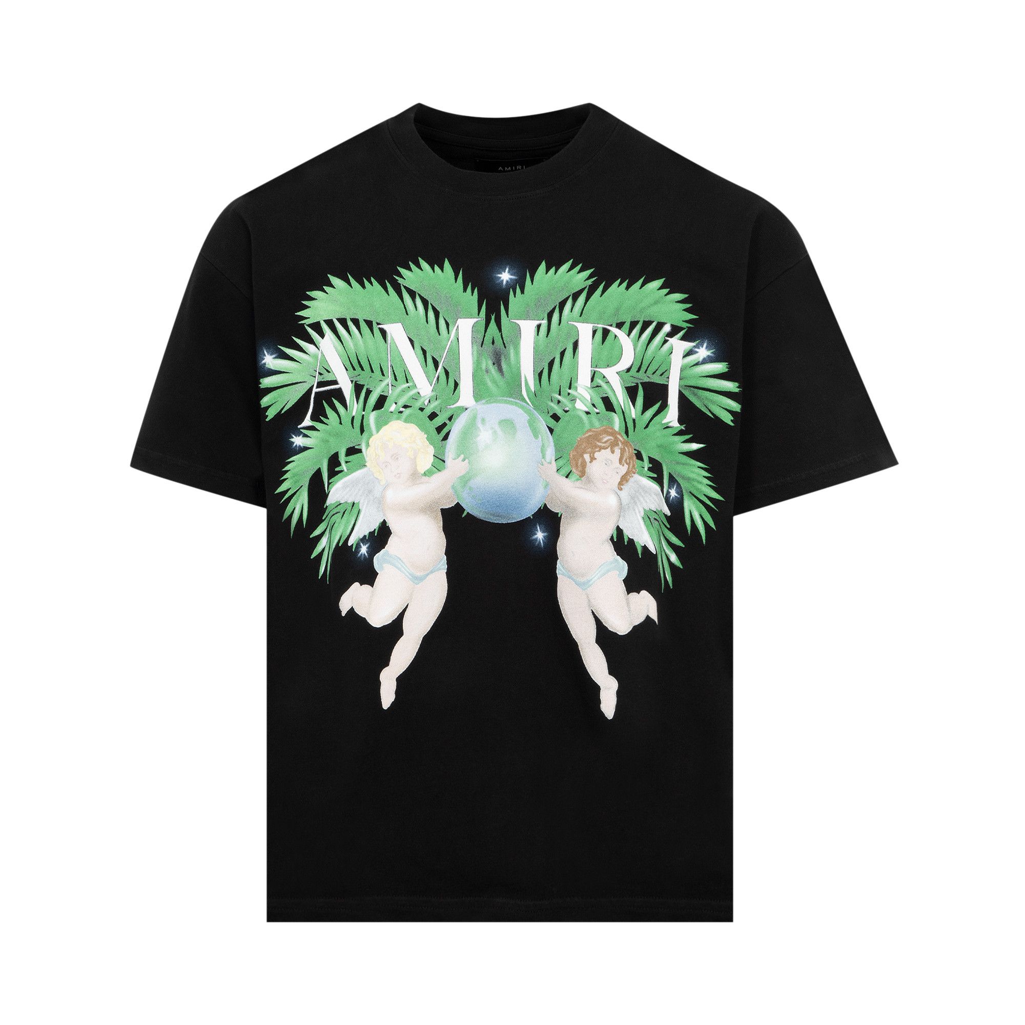 【AMIRI】メンズ AIRBRUSH CHERUB TEE Tシャツ AMJYTE1028-001 Buy Amiri Airbrush Cherub Tee 'Black' - AMJYTE1028 BLAC | GOAT