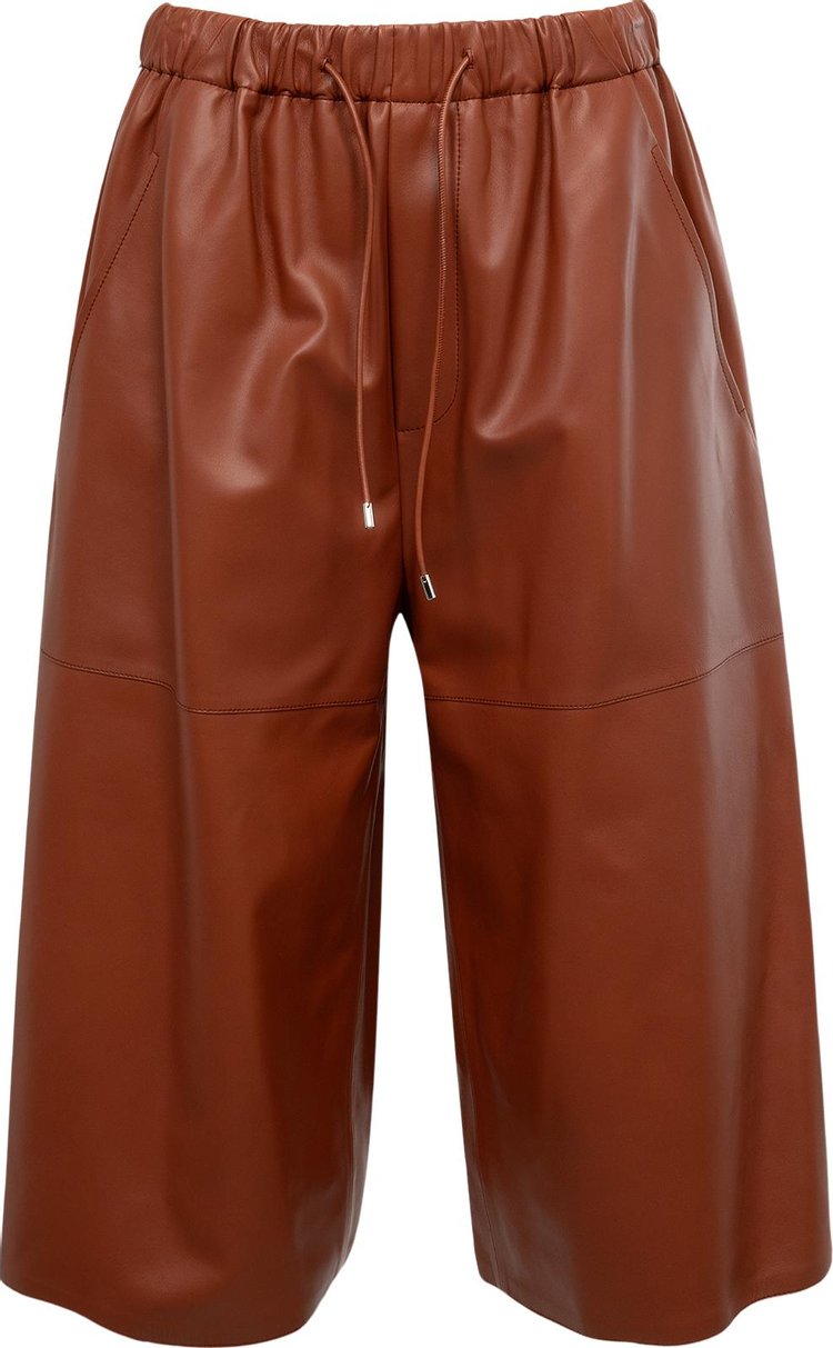 Loewe Cropped Trousers 'Brown'
