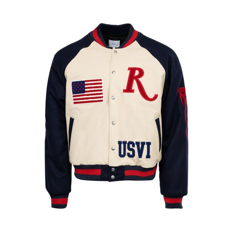 Rhude St Croix Varsity IvoryNavy