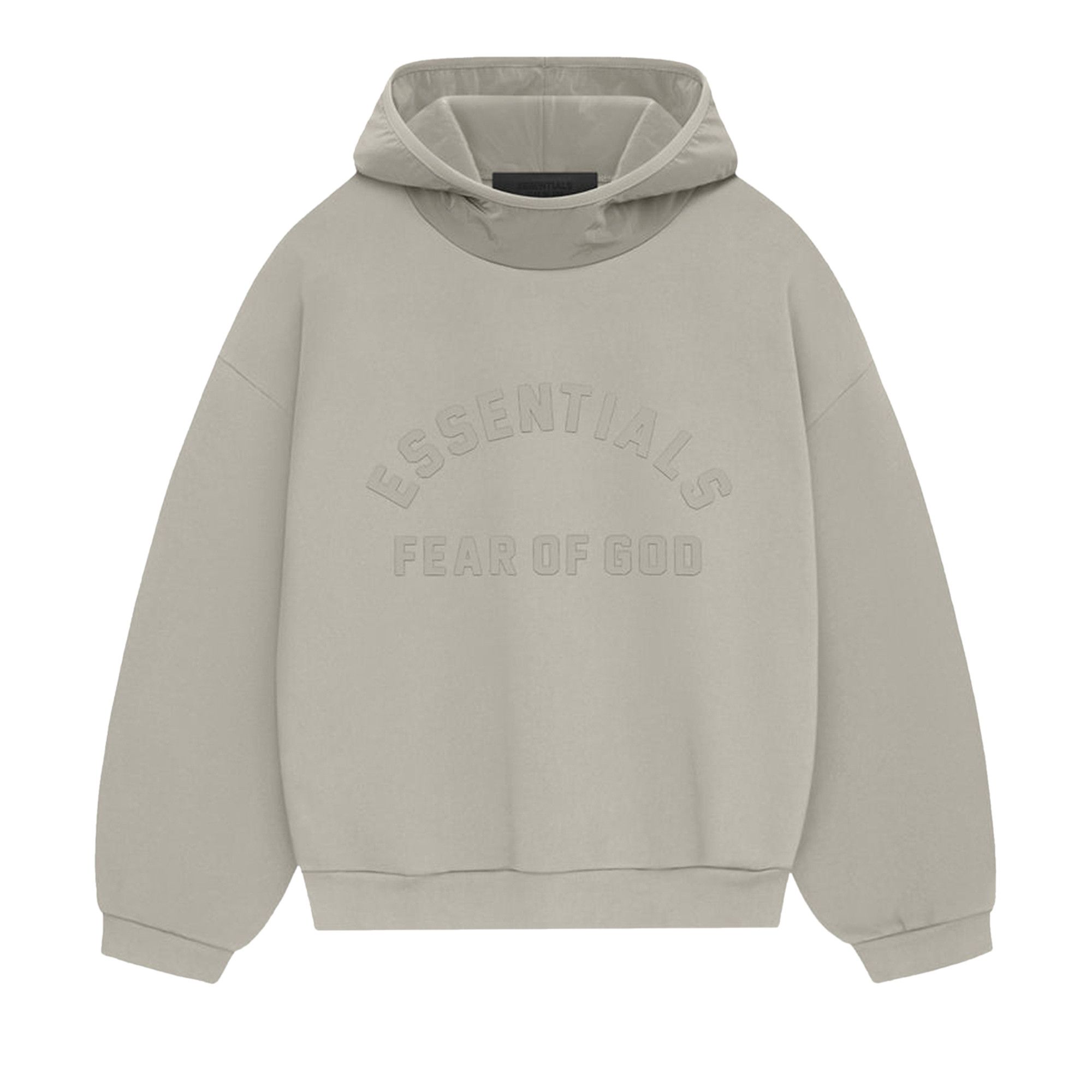 【ESSENTIALS】Nylon Fleece Hoodie/Seal(202SP244315F) Buy Fear of God Essentials Nylon Fleece Hoodie 'Seal/Seal