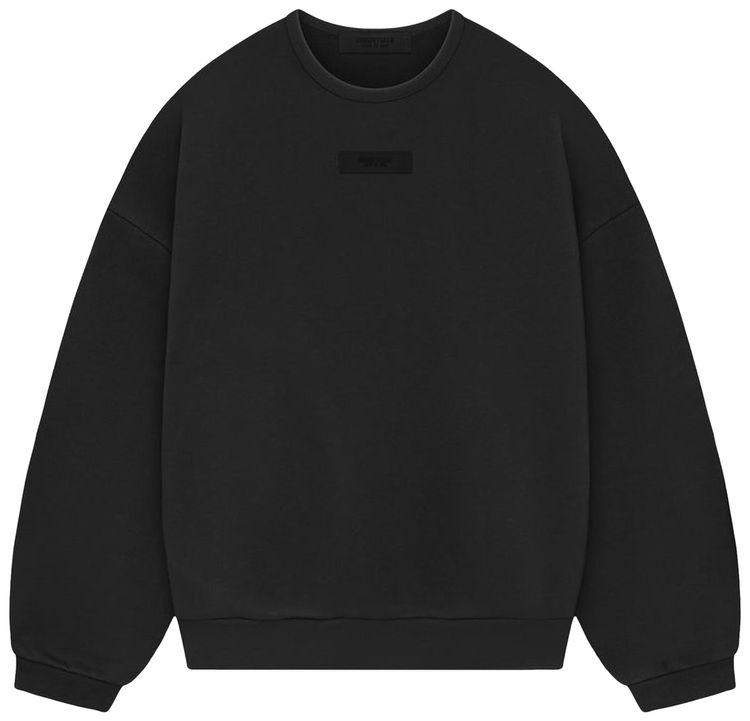 Fear of God Essentials Crewneck Sweatshirt Jet Black