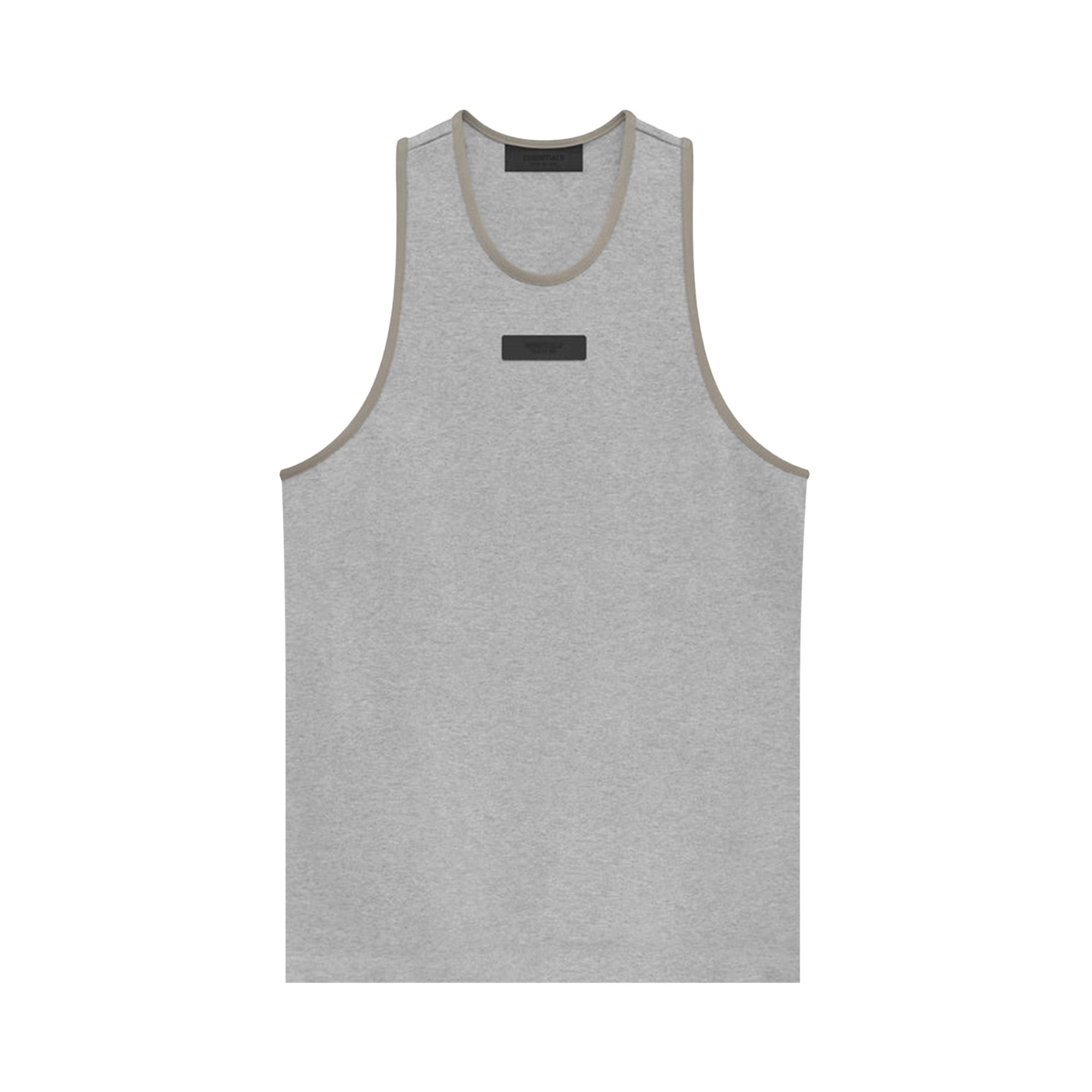 Fear of God Essentials Heavy Jersey Tank Top 'Light Heather Grey'