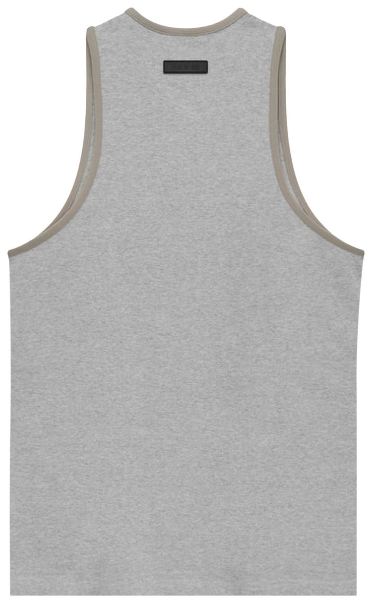 Fear of God Essentials Heavy Jersey Tank Top Light Heather Grey