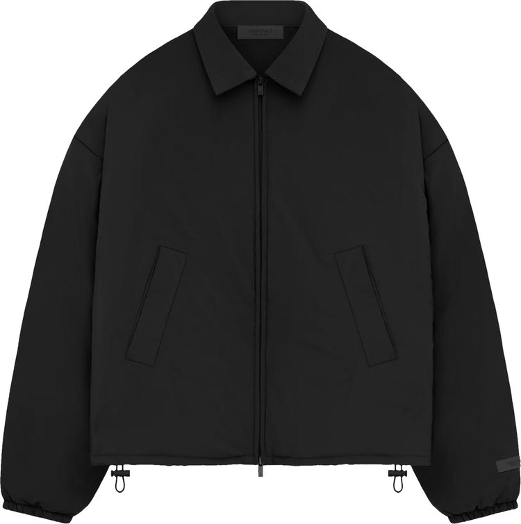 Fear of God Essentials Filled Bomber Jet Black