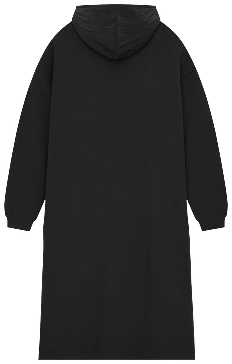 Fear of God Essentials Nylon Fleece Hooded Dress Jet BlackJet Black