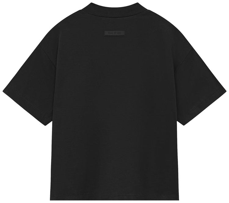 Fear of God Essentials Kids Crewneck T Shirt Jet Black