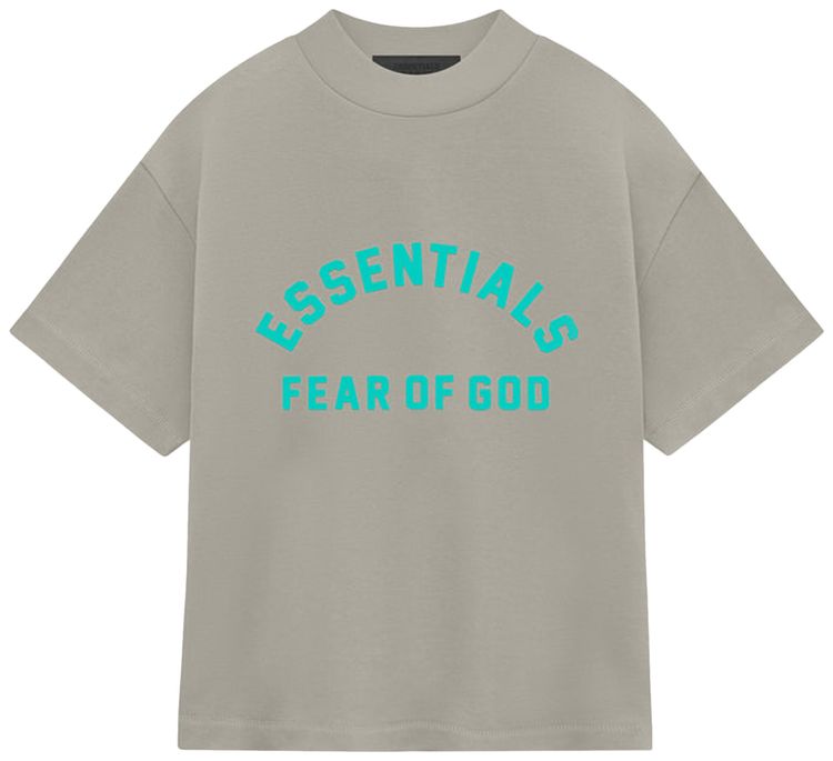 Fear of God Essentials Kids Heavy Jersey Crewneck T Shirt Seal