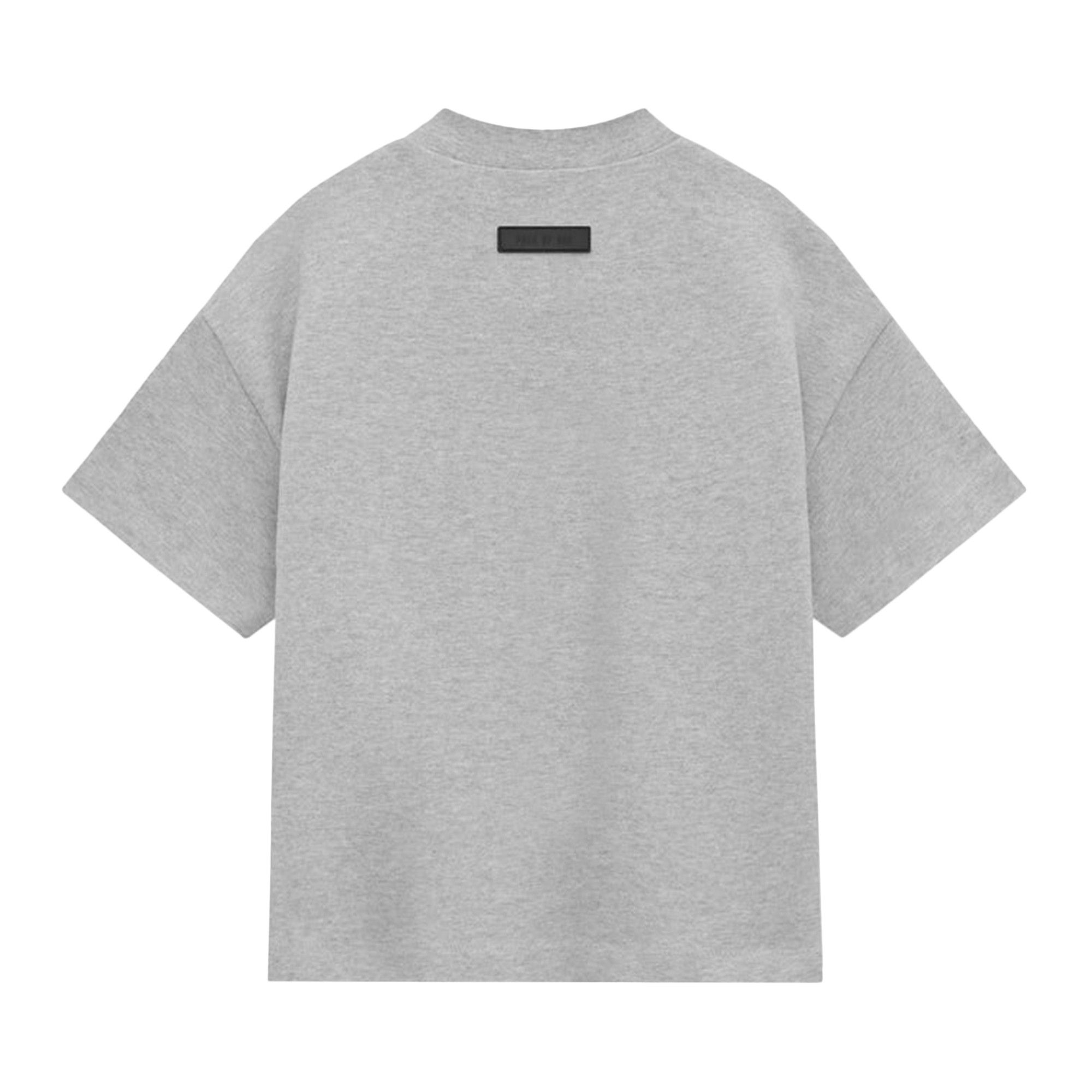 Tシャツ・カットソー Essentials Heavy Jersey Crewneck T-Shirt Light Heather Grey Heavy Jersey Crewneck T-Shirt - Light Heather Grey – Feature