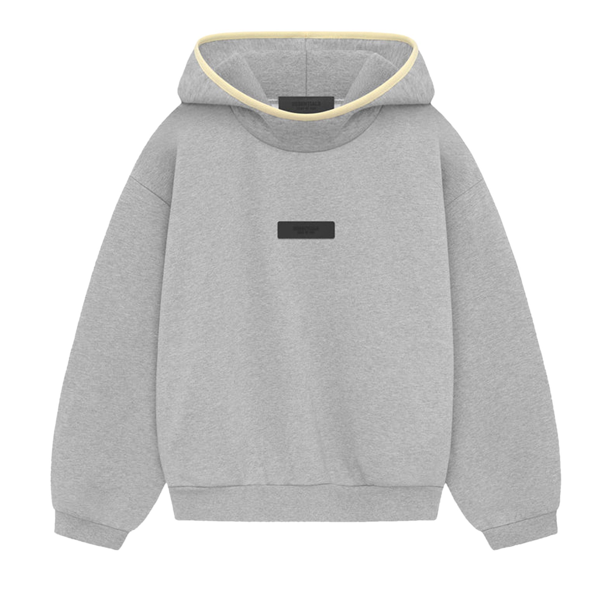 Buy Fear of God Essentials Kids Hoodie 'Light Heather Grey