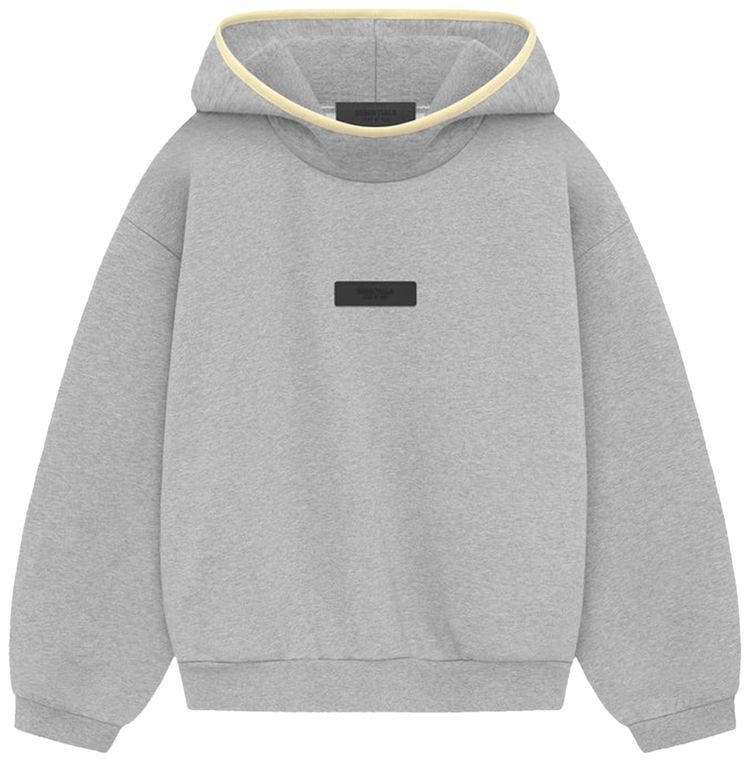 Fear of God Essentials Kids Hoodie Light Heather Grey