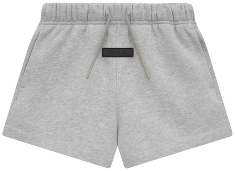 Fear of God Essentials Kids Running Short Light Heather Grey
