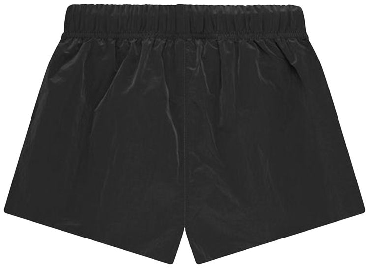 Fear of God Essentials Kids Crinkle Nylon Running Short Jet Black
