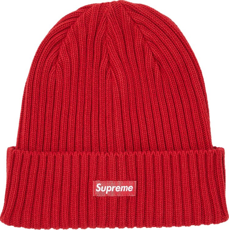 Supreme Overdyed Beanie Red