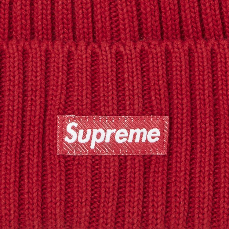 Supreme Overdyed Beanie Red