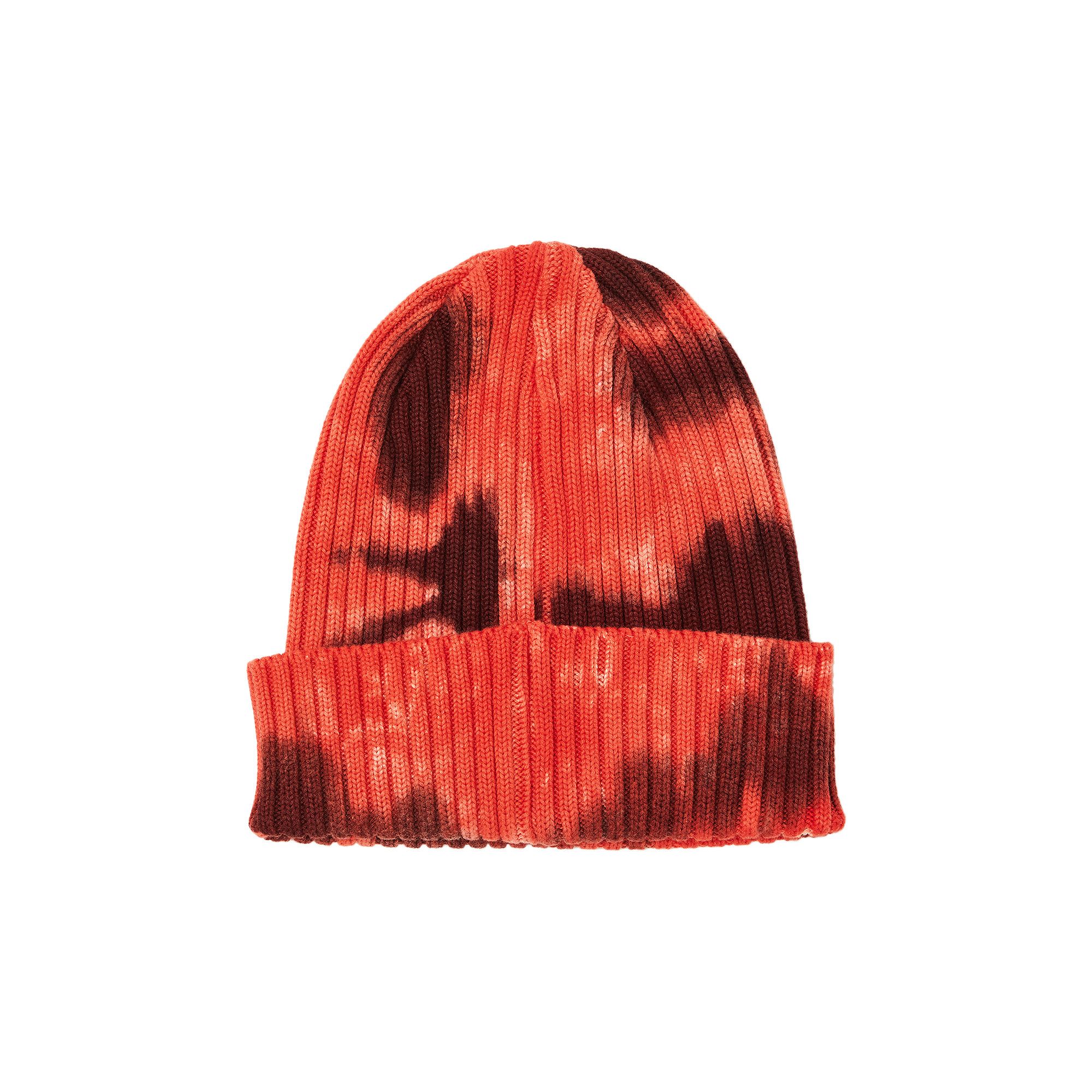 Supreme Overdyed Beanie 'Splatter Red'