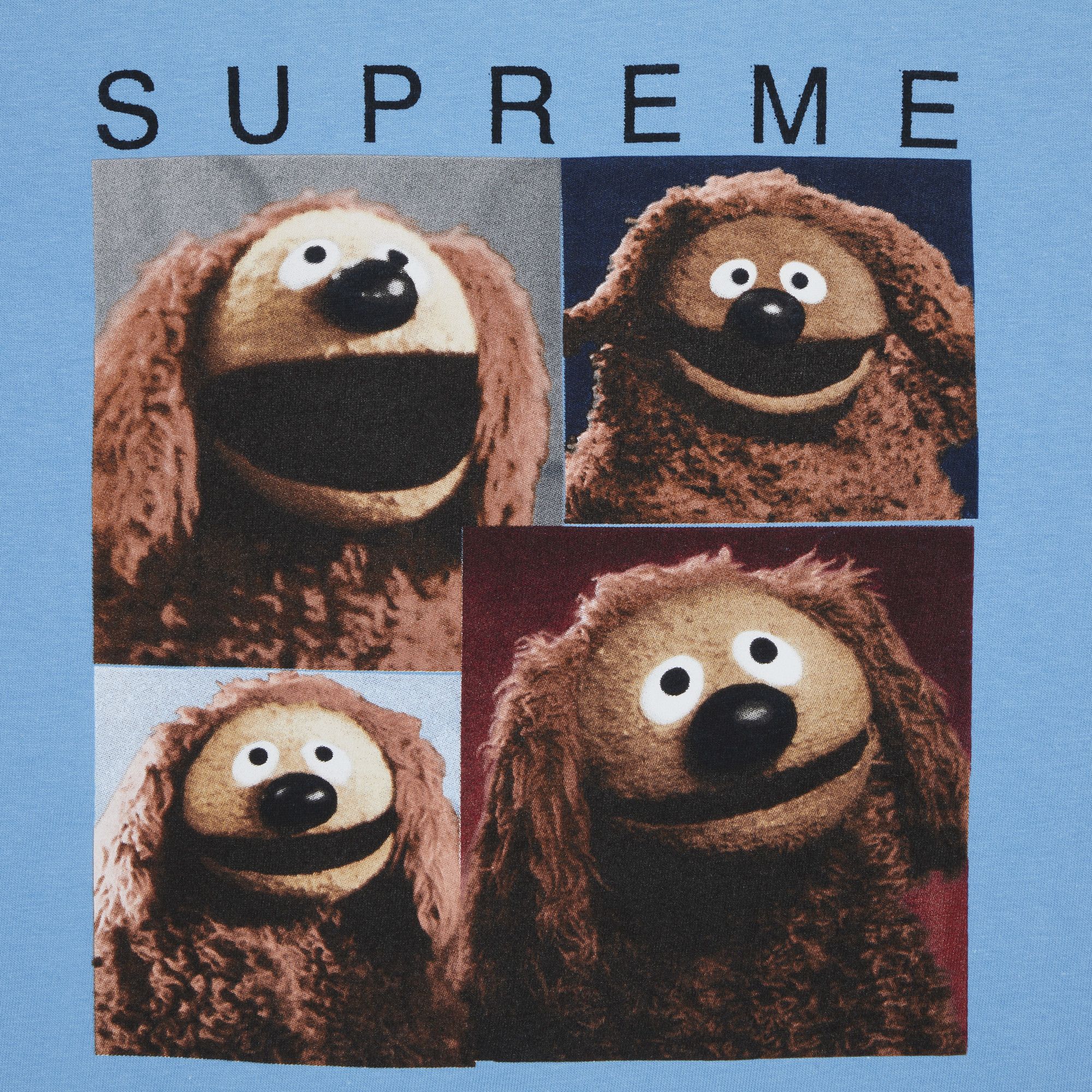 【Supreme】Rowlf Printed Graphic T-Shirt★BrightBlue★24SS★ Supreme Rowlf Tee (SS24) - $48