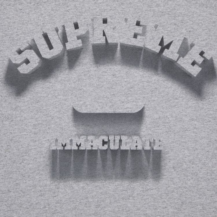 Supreme Shadow Tee Heather Grey