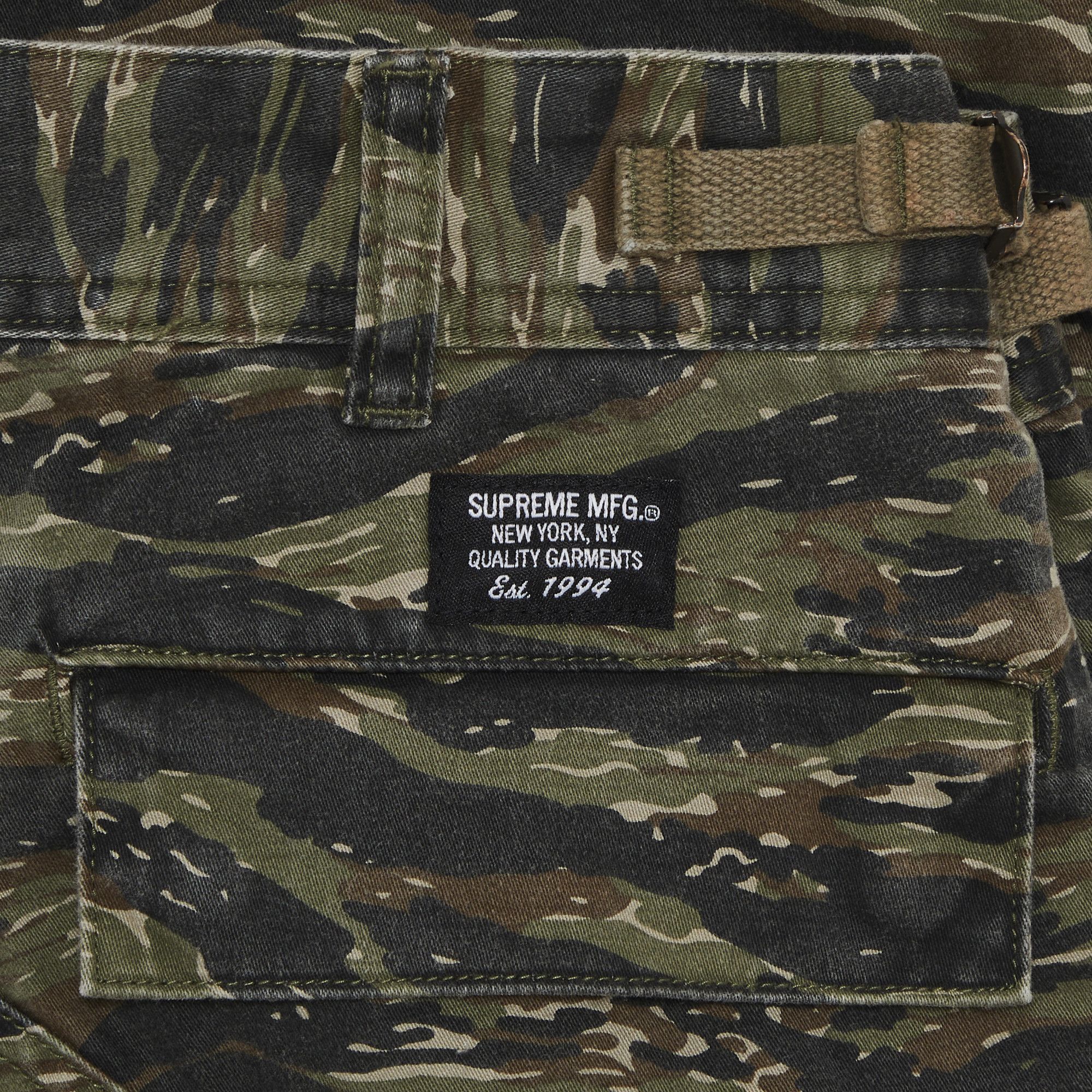 Supreme Full Zip Baggy Warm Up Pant Tiger Camo Men's - SS23 - US