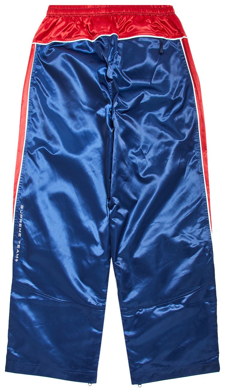 Supreme Satin Track Pant Navy
