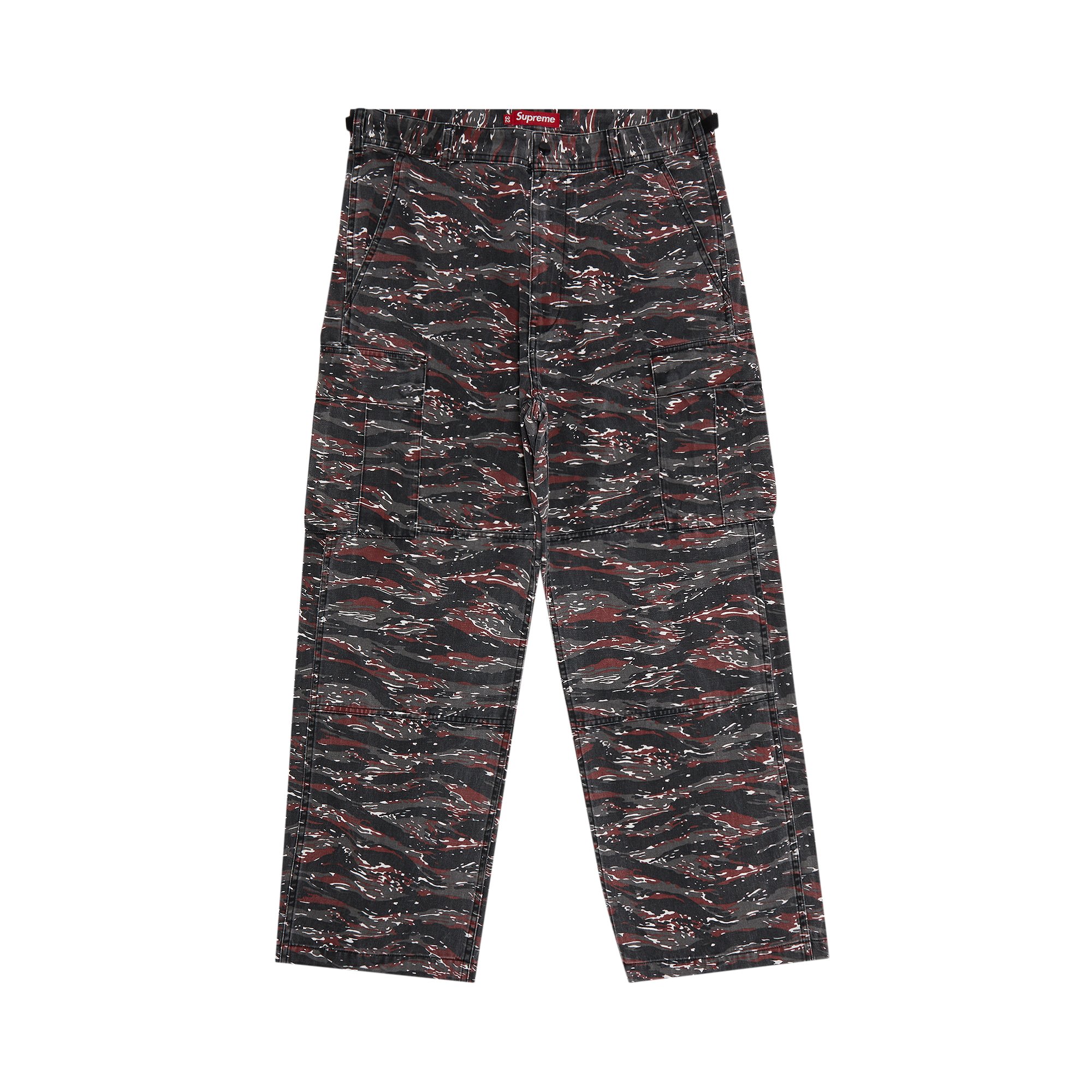 Supreme Cargo Short Red Tiger Camo Sサイズ 数量限定!特売 - パンツ