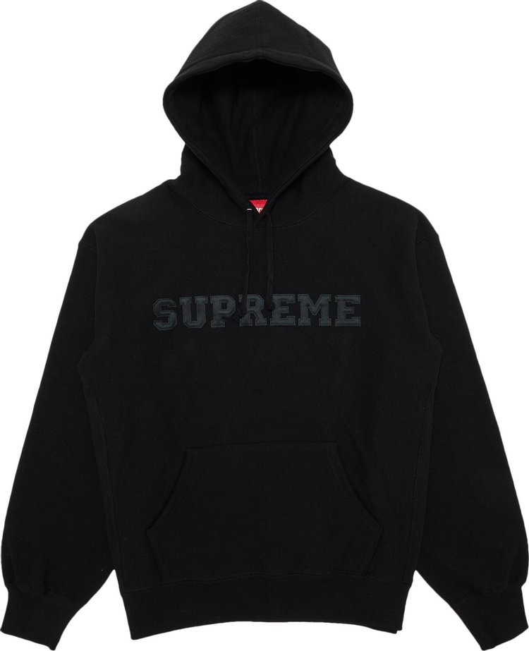 Buy Supreme Collegiate Hooded Sweatshirt 'Black' - SS24SW19 BLACK | GOAT