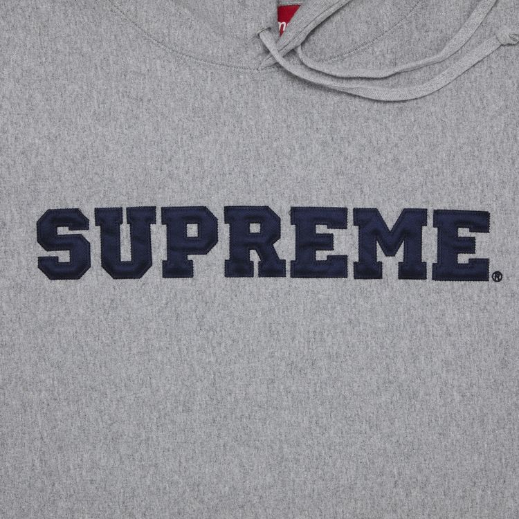 Supreme Collegiate Hooded Sweatshirt Heather Grey