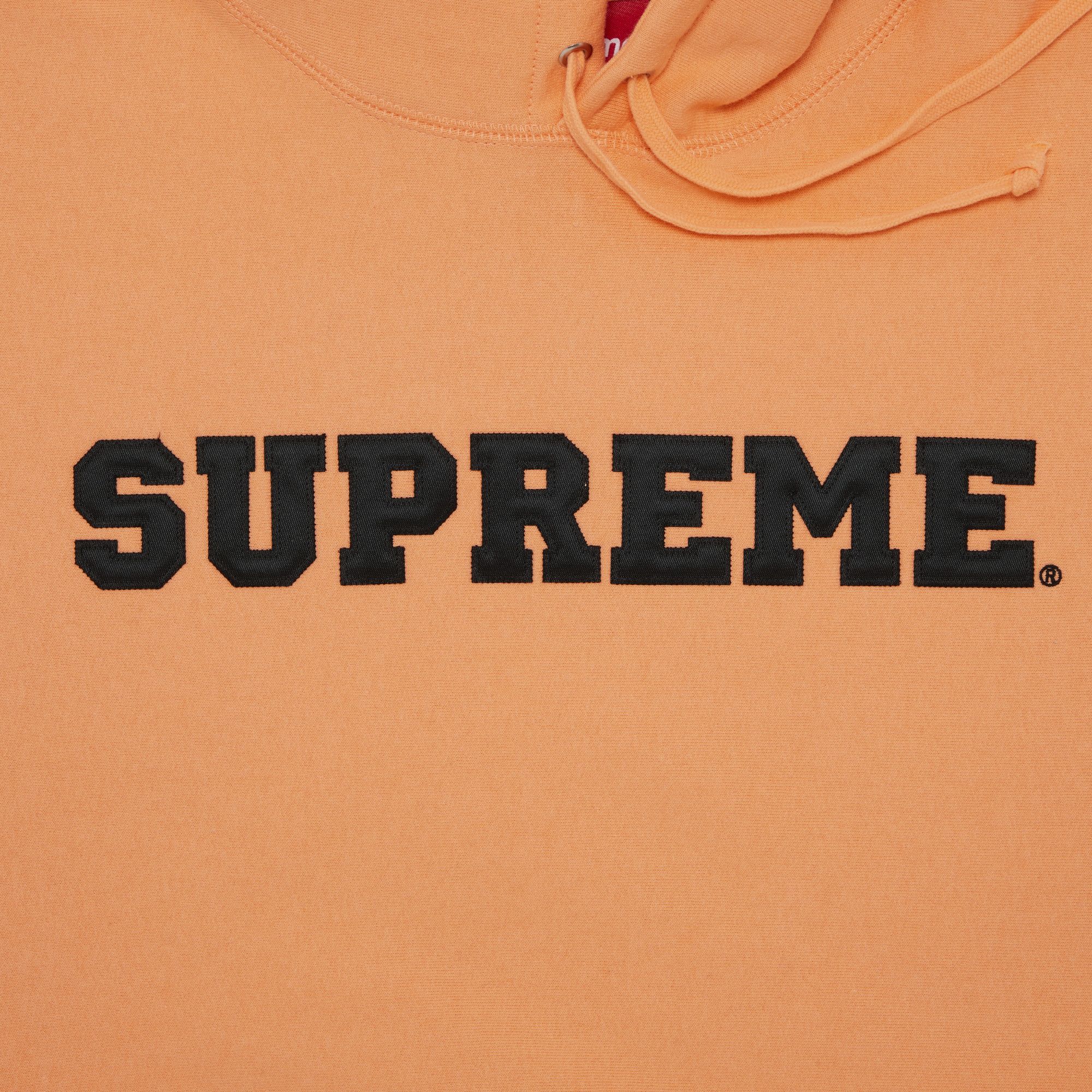 Buy Supreme Collegiate Hooded Sweatshirt 'Peach' - SS24SW19