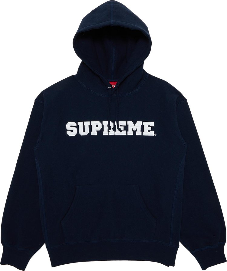 Buy Supreme Collegiate Hooded Sweatshirt 'Navy' - SS24SW19 NAVY | GOAT