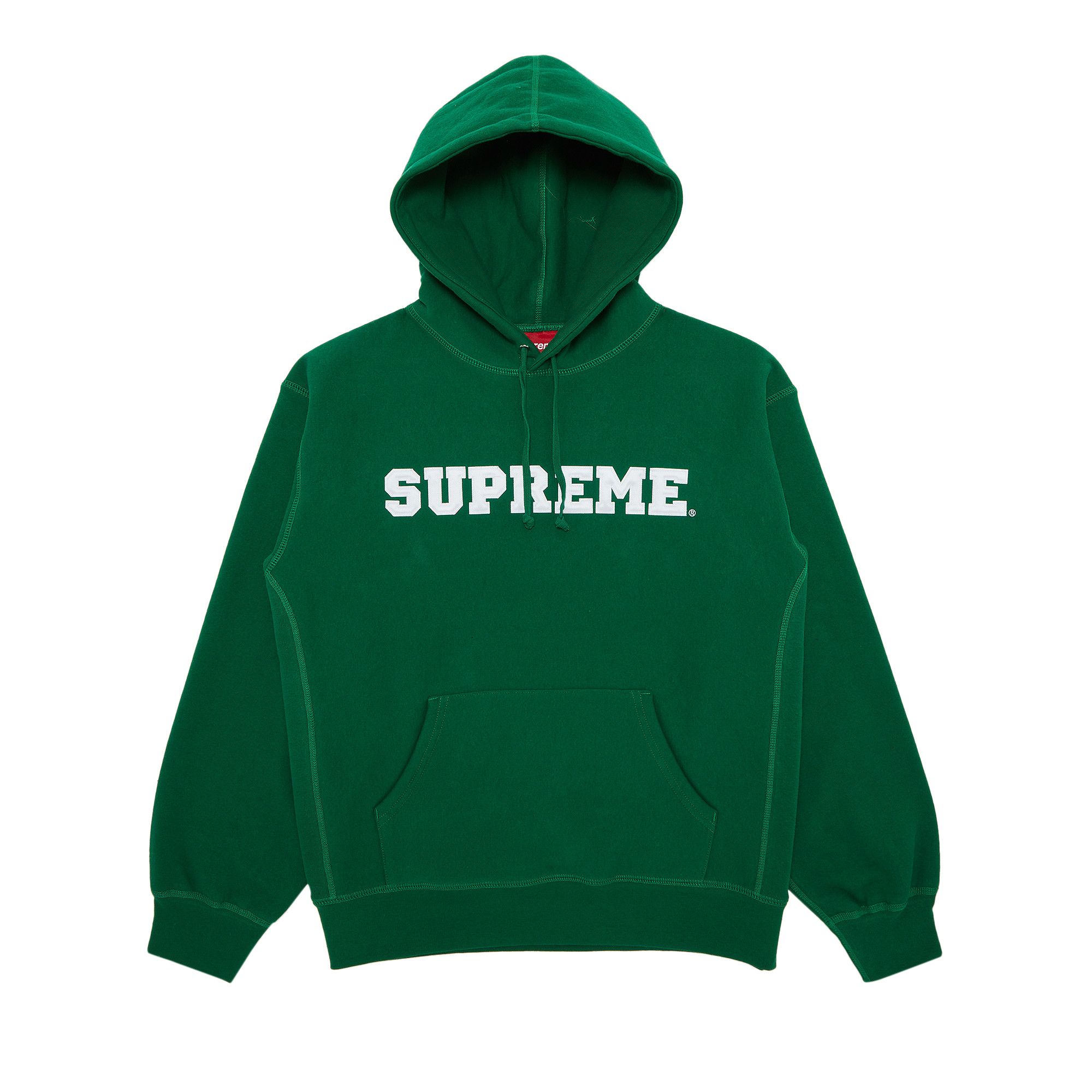 Dark green supreme top hoodie