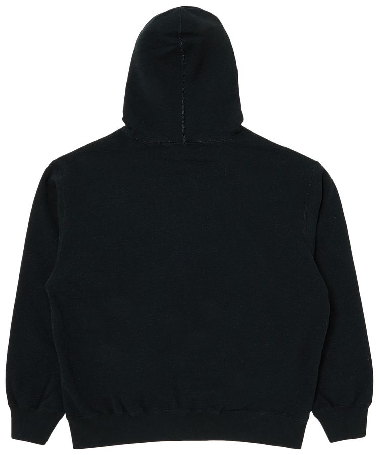 Supreme Jacquard Stripe Hooded Sweatshirt Black