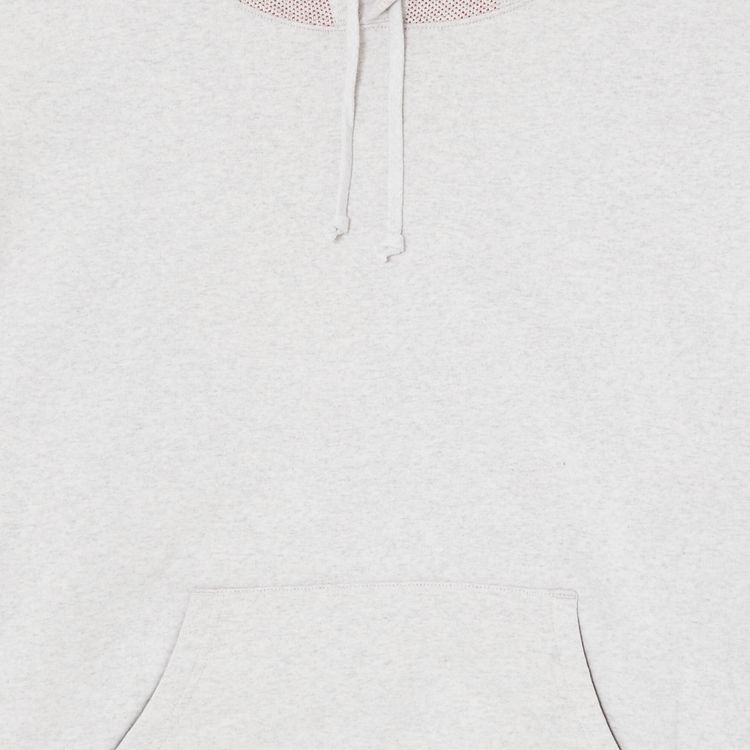 Supreme Jacquard Stripe Hooded Sweatshirt Ash Grey