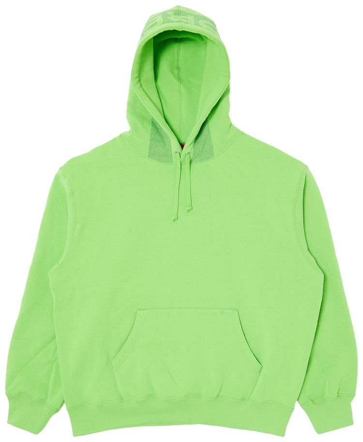 Supreme Jacquard Stripe Hooded Sweatshirt Bright Green