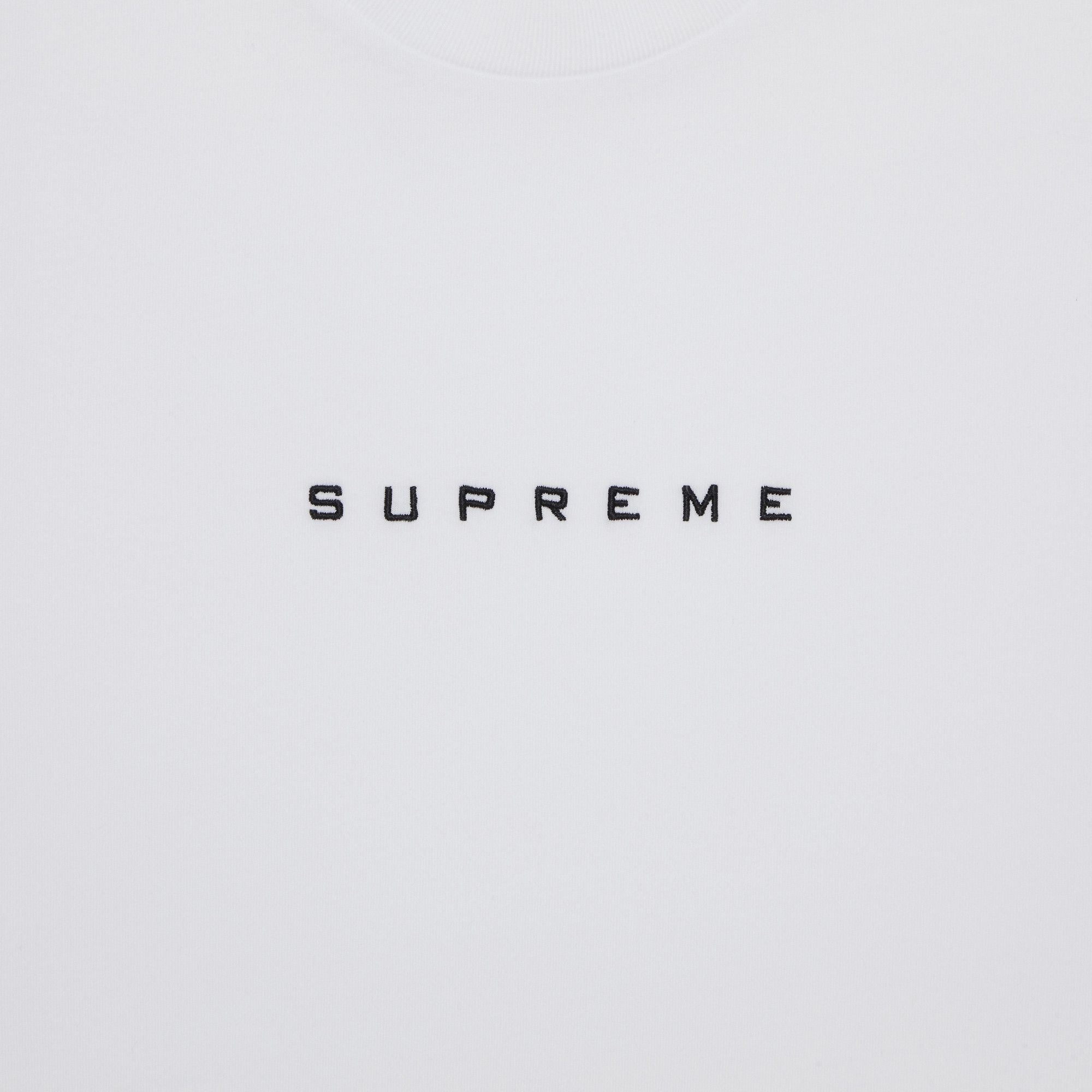 【Supreme】University Short-Sleeve Top★White★24SS★ Supreme University S S Top (SS24) - $68
