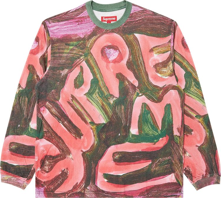 Supreme Paint Long Sleeve Top Multicolor