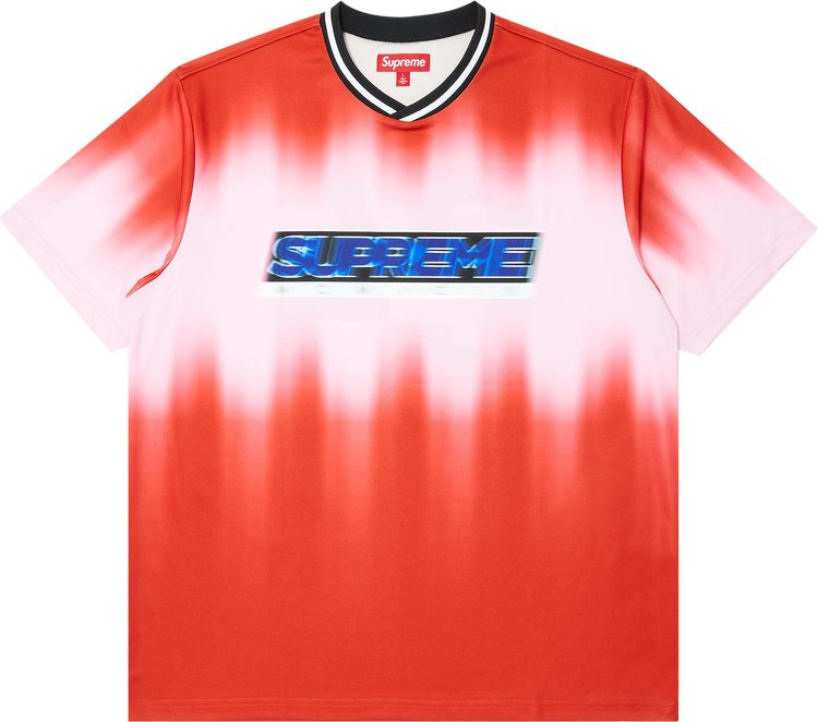 Supreme Blur Soccer Jersey Red